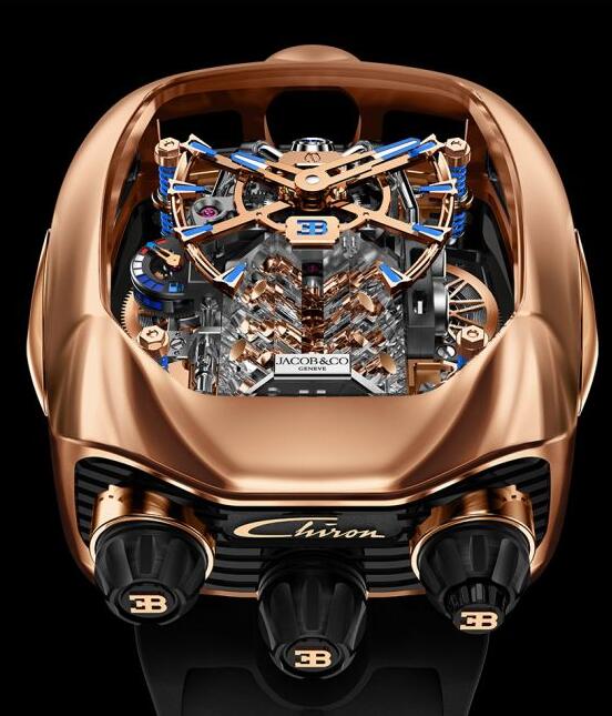 Jacob & Co BUGATTI CHIRON TOURBILLON ROSE GOLD BU200.40.AE.AB.A Replica watch